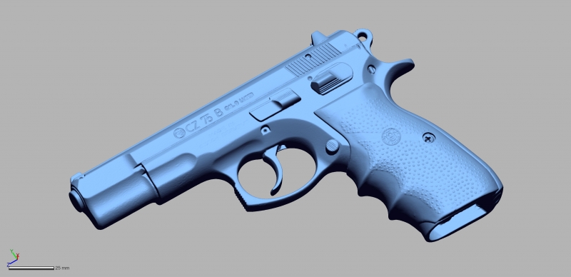 CZ 75 B 9mm Luger 3D Scanning & Inspection of Weapons