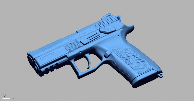 CZ P 07 9MM 3D Scanning & Inspection of Weapons