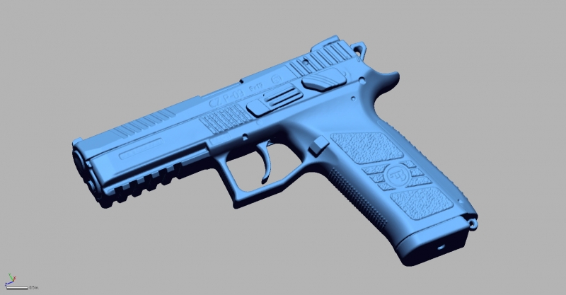 CZ P 09 9MM 3D Scanning & Inspection of Weapons