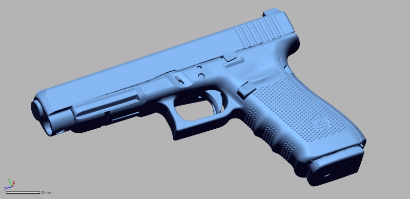 Glock 41 gen 4 45auto 3D Scanning & Inspection of Weapons