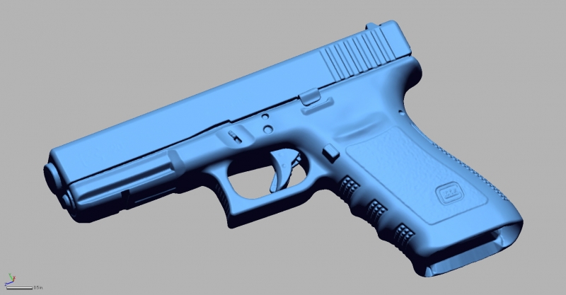 Glock 20 10mm 3D Scanning & Inspection of Weapons