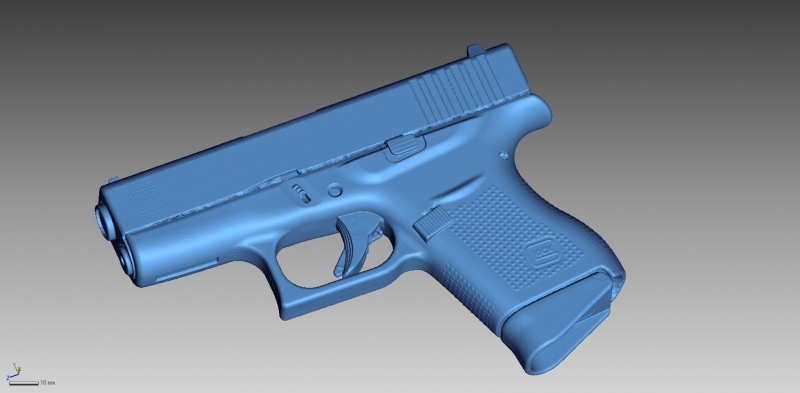 Glock 43 3D Scanning & Inspection of Weapons