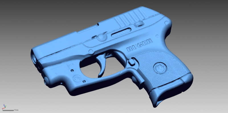 Ruger LCP 3D Scan data