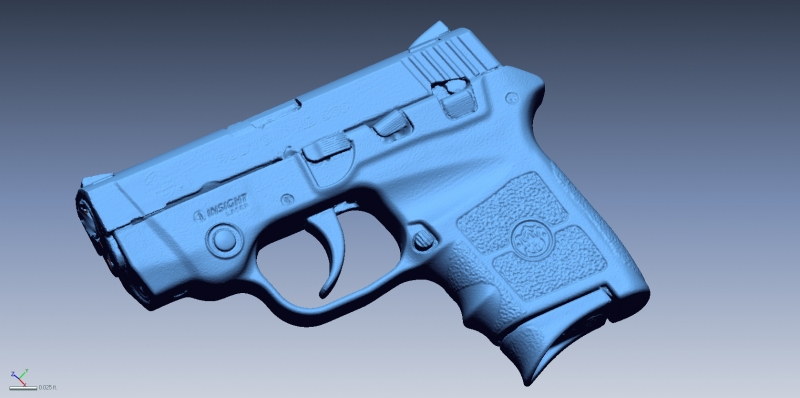 Smith & Wesson Bodyguard 3D Scan data