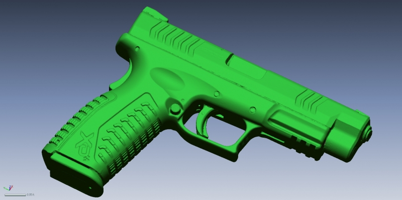 Springfield Armory XD9 3D Scan data