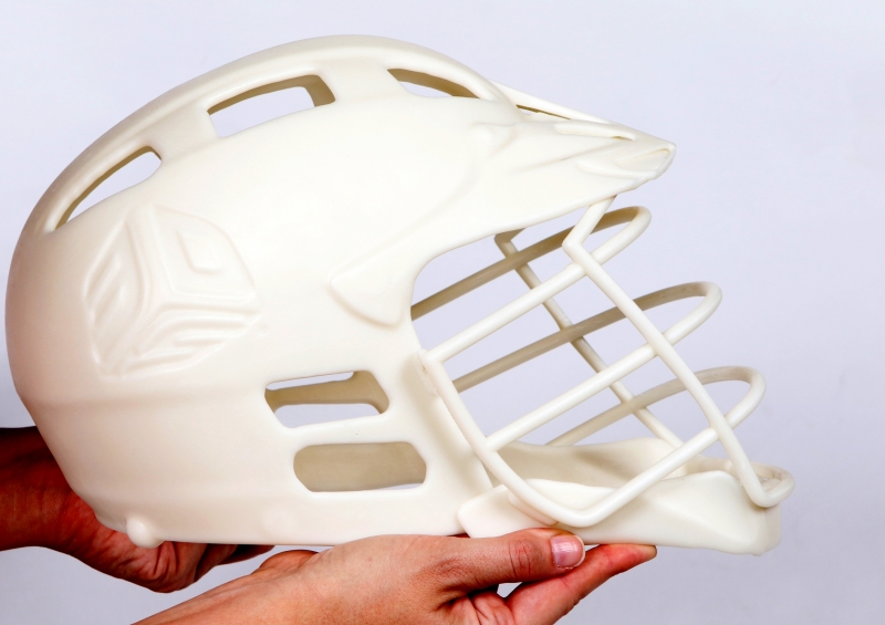 Lacrosse helmet 3D Printed model