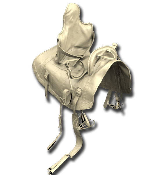 HBO Game Of Thrones Brans Saddle 3D Scan data