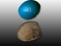 63 million year old Dinosaur egg - raw 3D scan data and texture mapping