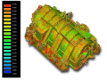 3D Inspection of CAD data to 3D scan data