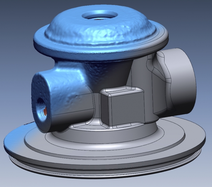 3D Scan data to solid CAD model