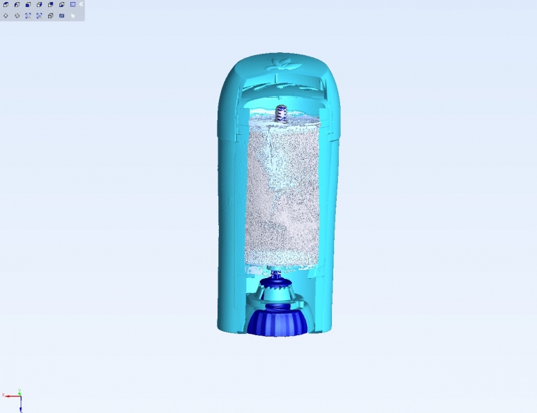Sectioned Deodorant Industrial CT Scanning