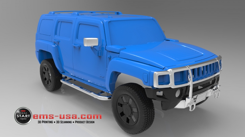 EMS Hummer Exterior 3D Scan Data 1 Automotive