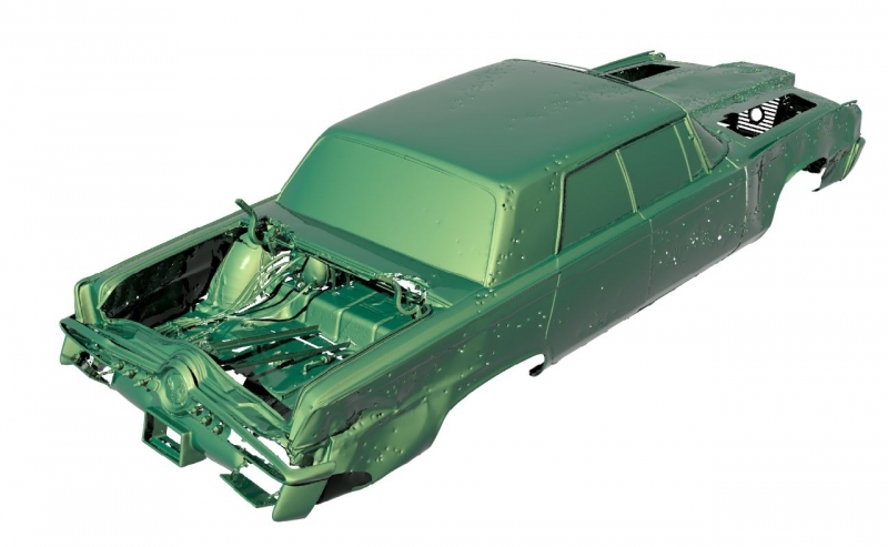 3D scan data of the Green Hornet Car