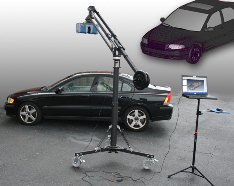 3D scanning of a volvo
