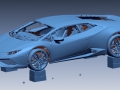 3D scan data of a Lamborghini Huracán