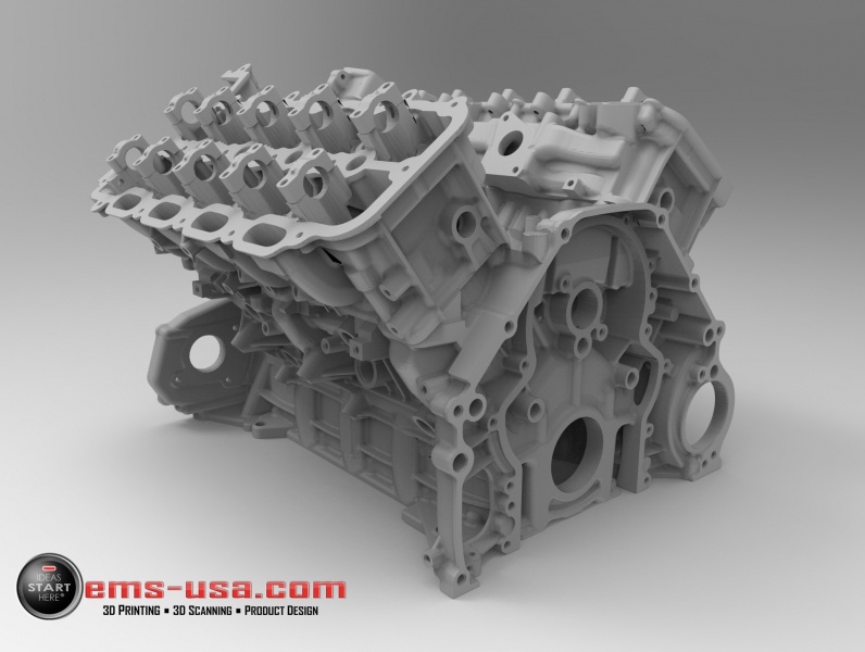 V8 Engine Fully CAD modeled