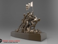 Iwo Jima statue 3D scan and render