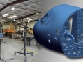 3D Scan of aircraft shell and 3D scan data