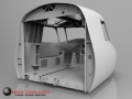 E-2C Hawkey Cockpit CAD model from 3D Scan data
