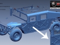 3D scanning of a hummer