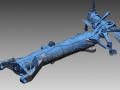 Aircraft landing gear 3D Scan data