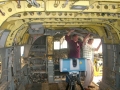 3D Scanning the interior of a CH47 Helicopter