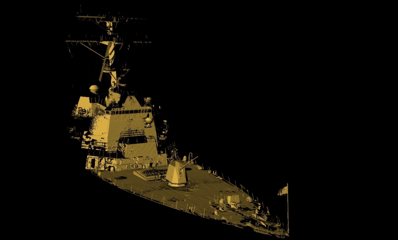 3D Scan data of ship