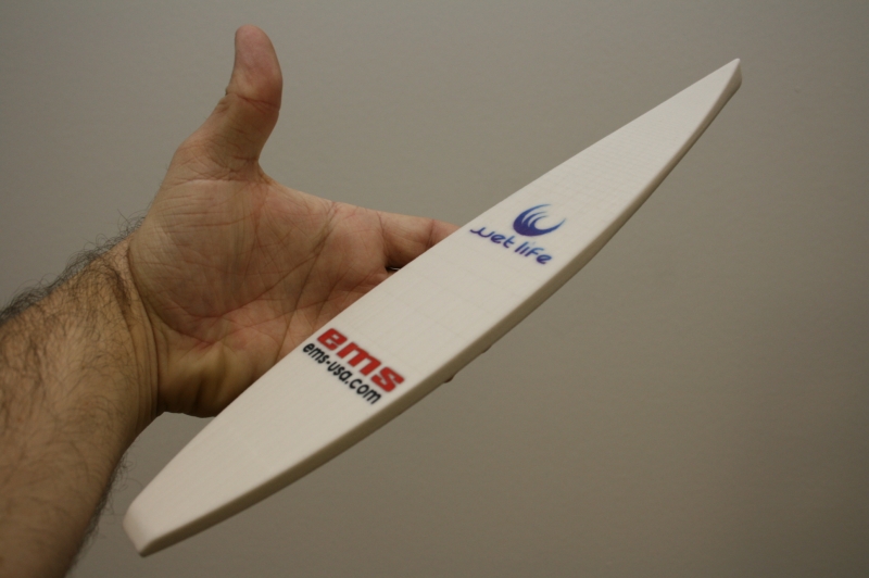 3D print of a paddle board