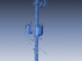 3D Scan of electrical pole