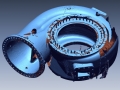 Large impeller housing 3D scan data