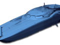 3D scan of a race boat