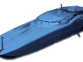 3D scan of a race boat