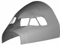 CAD model of aircraft shell from 3D scan data