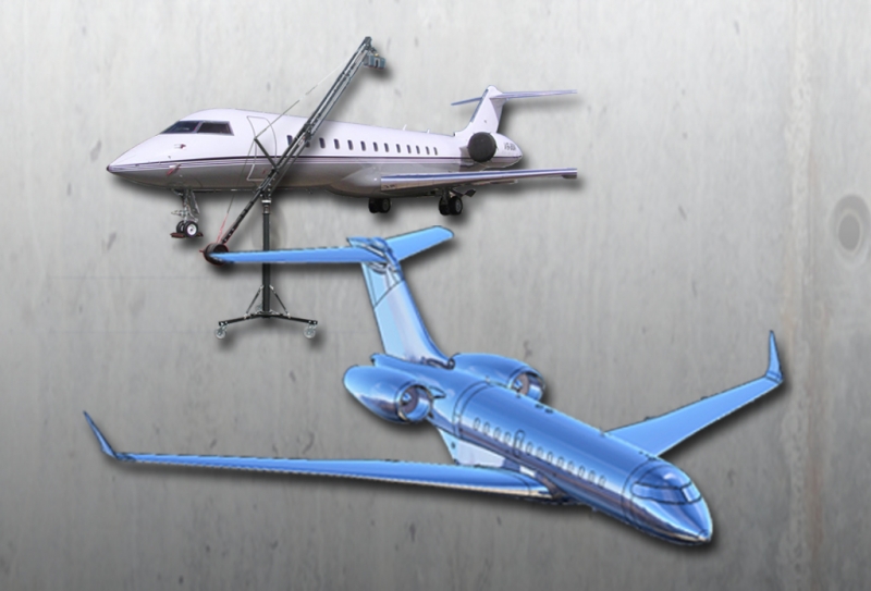 3D Scan and CAD model of Global Express aircraft