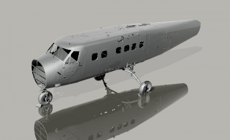 Airplane 3D Scan data