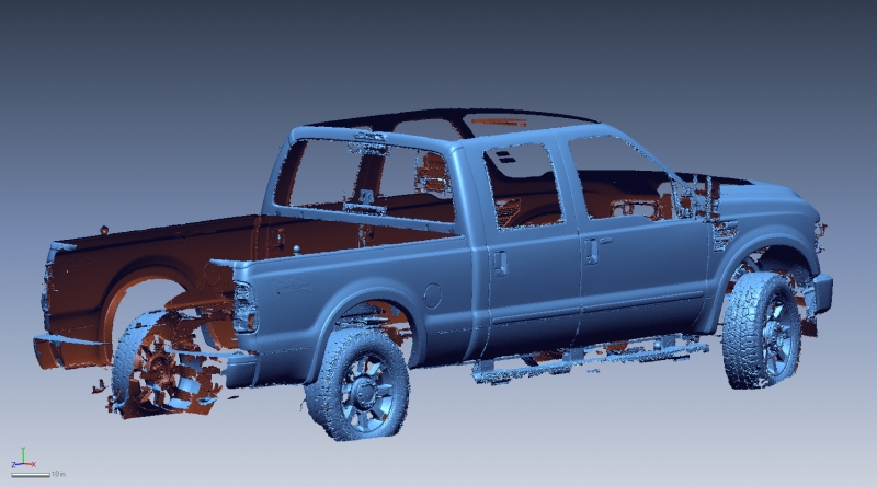 Ford Truck sample 3D Scan data