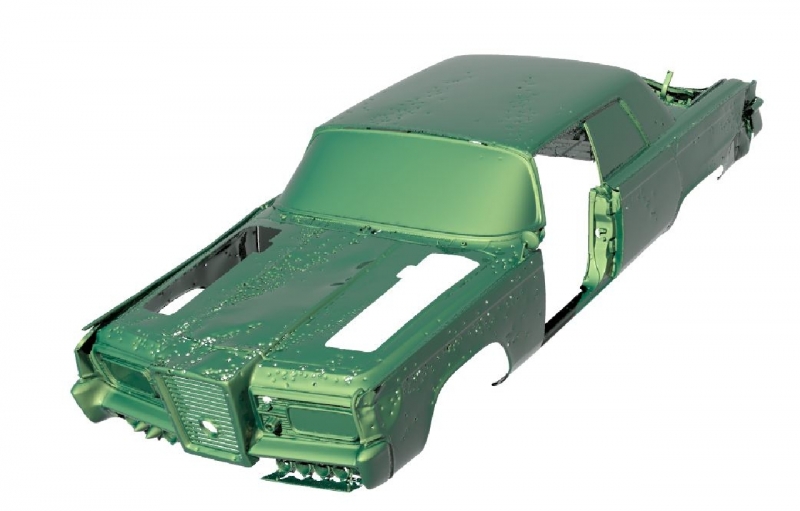 Green Hornet car 3D scan data