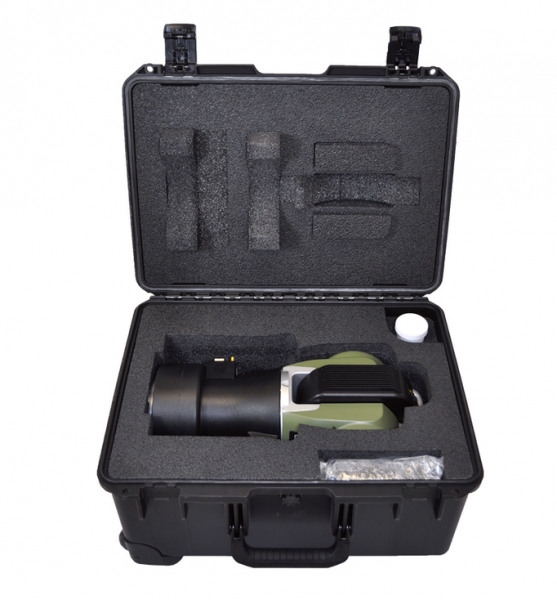 Omnitrac 2 Laser Tracker fits in a small case