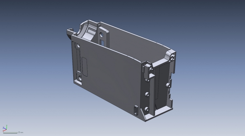 Feature based solid CAD model