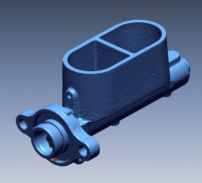 Brake fluid reservoir 3D Scan data