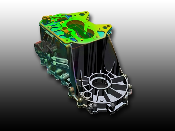 Comparing the completed CAD model to the 3D scan data