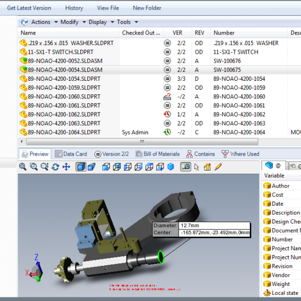 EMS SW PDM icon 2 SOLIDWORKS 3D CAD