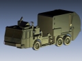 CAD model of Garbage truck