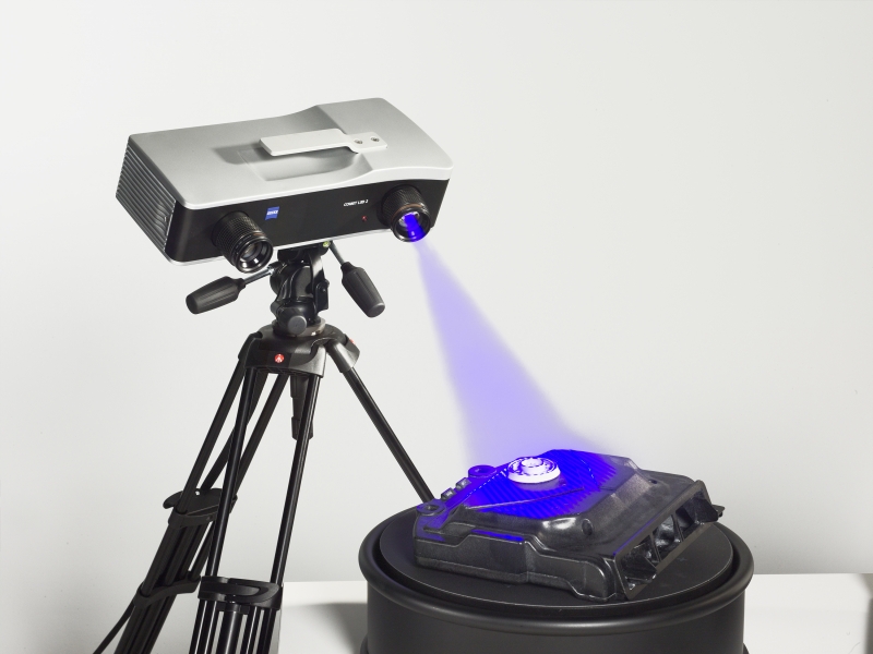 Zeiss Comet L3D structured light for high resolution
